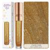 Maquillaje transfronterizo estrella de cinco puntas corazón lentejuelas gel sombra de ojos maquillaje de sirena gel de brillo sin pegamento lentejuelas para uñas