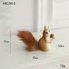 Nuevo Producto Transfronterizo Espuma Dibujos Animados Ardilla Artificial Colgante Creativo Decoración de Árbol de Navidad Escritorio Muñeca Pequeña Adornos