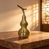 Enfeite de Cabaça de Cobre, Cabaça de Cobre Puro Qilin Pixiu Atrai-Riqueza, Bênçãos do Céu, Decoração para Sala de Estar, Escritório, Casa