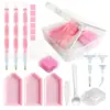 Kit de Ferramentas Caneta Aplicadora de Pontos Diamond Painting DIY Diamante Pegajoso Padrão Especial Caneta Aplicadora Rápida Ponta de Caneta de Reposição Multifuncional