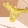 Nuevos Calzones de Encaje Sexy para Mujer, Cómodos Sin Costuras Lazo Encaje Transparente Entrepierna de Algodón Puro Shorts para Mujer Tanga