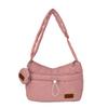 Bolsa Atacado Fresca Estudante Classe, Bolsa Feminina Elegante com Letras 2025 Nova Moda Bolsa Transversal Casual, Bolsa de Ombro de Algodão