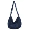 Bolso Cruzado Unisex de Gran Capacidad en Mezclilla Lavada Vintage Versátil Casual Moderno Genial para Viajeros Deportistas Bolso de Hombro Cruzado para Mujer