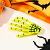 Qiyue Amazon Best Selling Halloween Hairpin Horror Ghost Claw Skull Mão Cabelo Side Hairpin Acessórios para o cabelo Atacado