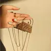 Estilo francés lujo ligero alta gama moda elegante ins oro completo diamante hueco bolso colgante de collar collar cadena cruzada para mujer