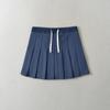RY24276-24 Verano Nuevo Estilo Francés Simple Elegante Casual Falda de Tenis Falda de Línea A con Cintura Elástica para Niña