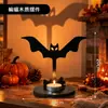 Decoraciones Temáticas de Calabaza de Halloween Adornos de Madera con Forma de Fantasma para Escritorio Decoración de Ambiente para Ventana Accesorios para Fotos