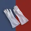 Guantes para Lavar Platos, Tareas Domésticas, Limpieza de Cocina, Duraderos Impermeables Lavandería Caucho Blanco Lavavajillas Guantes de PVC