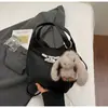Bolsa de balde vintage de duas peças para mulheres, grande capacidade, moda de nicho, bolsa versátil para mulheres, nova bolsa de ombro e transversal da moda 2026