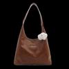 Bolso de Hombro Tote Casual Retro Versátil de Gran Capacidad para Mujer, para el Bajo del Brazo, Commuter, Modelo Nuevo 2026, Transfronterizo