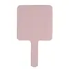 Espejo con logo personalizado, espejo de maquillaje, espejo de mano con mango, se puede imprimir con serigrafía, impresión UV y etiquetado, espejo pequeño de mano