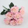Ramo de rosas de simulación de comercio exterior, flores falsas, decoración del hogar, accesorios de fotografía, rosas, 10 rosas rojas