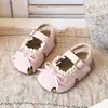 Sapatos de Princesa para Menina com Bolinhas e Laço Sandálias para Bebê 2026 Verão Sapatos para Criança Pequena Caminhar Sapatos Antiderrapantes para Bebê