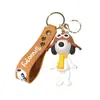Chaveiro Snoopy Boneco Desenho Animado Pingente de Bolsa Carro Chaveiro Fofo Pingente Pequeno Criativo para Casal Atacado
