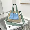 Bolso Cruzado Dopamina Dumpling Singapur Bolso Cruzado Dulce Plátano Bolso Tote Mini Bloque de Color Nuevo Otoño 2025 para Mujer