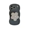 Soporte de Flores Elegante Estilo Ins Japonés y Coreano Adecuado para Funda de Teléfono Móvil Apple 16 iPhone 17 Pro Max 14/15 Mate