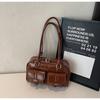Bolsa Tote Grande Capacidade para o Trabalho para Mulheres Novo Estilo Primavera e Verão 2026 Bolsa de Ombro Bolsa de Ombro Único Bolsa de Axila Bolsa de Mão tipo Almofada