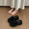 Sandalias de Plataforma con Suela Gruesa y Estampado de Leopardo sin Cierre para Mujer, Chanclas de Playa de Moda de Verano para Mujeres Bajitas