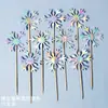 Decoração de bolo de floco de neve Cartão plug-in Acessórios Famoso na internet Flores de confeitaria de aniversário Estrelas de cinco pontas Amor Ornamentos de cartão