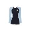 Traje de Baño Entero para Mujer, Look Conservador Adelgazante Manga Larga Protección Solar, Cubre la Carne, Look Adelgazante, Boxer Deportivo y de Ocio Traje de Baño Especial para Piscina