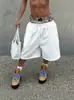 Marca de Moda Americana de Calle Transfronteriza Europea y Americana Pantalones Cortos Camuflados de Siete Puntos de Doble Cintura para Hombre Sueltos de Moda Tendencia Pantalones Cortos Casuales para Hombre