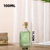 Botella de vino de frutas cuadrada transparente con tapa sellada, botella de bebida autoelaborada, botella de vino de ciruela verde y bayas de cera, botella vacía