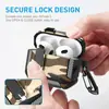 Adequado para Capa Protetora para Airpodspro3, Capa para Fone de Ouvido Apple de 4ª Geração, Capa Protetora Camuflada para Fone de Ouvido Airpods4