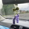Plantas Pequeñas de Lana Terminadas en Maceta, Flores Artificiales Tejidas a Crochet, Colgantes Decorativos Creativos para Regalo, Lindos Colgantes de Girasol para Coche