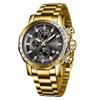 LIGE LIGE genuino reloj de cuarzo multifuncional para negocios, deportes, ocio, moda, resistente al agua, reloj para hombre