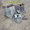 Accesorios Extrusores Multifuncionales, Tolva Gruesa de Placa de Hierro de Acero Inoxidable, Embudo Duradero para Arroz