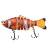 Atacado de fábrica Luya isca dura multi-seção simulação de peixe 10cm/15g plástico sete-seção isca multicolor