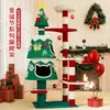 Árvore de Natal Douyin Transfronteiriça Grande Estrutura de Escalada para Gatos Buraco na Árvore Ninho para Gatos Disponível em Todas as Estações Brinquedo para Gatos com Corda de Sisal Estrutura de Escalada para Gatos