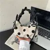 Bolsa de Ombro Única Estilo Fresco Nova Primavera com Design de Bolinhas, Bolsa Tote Casual da Moda, Nova Bolsa Feminina