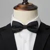 Gravata Borboleta Masculina Padrinho Noivo Vermelho Vinho Gravata Preta Camisa Social Vestido Casamento Vermelho Estilo Coreano Laço para Mulheres