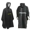 Poncho Impermeable Tres en Uno para Senderismo al Aire Libre Poncho Multifuncional Impermeable Fácil de Transportar Lona Esterilla para Suelo