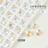 Pedras de Strass para Unhas Trevo Decorações de Unhas Novas e da Moda Pedras de Strass de Vidro Acessórios para Unhas Estilo Japonês Pedras de Strass Irregulares com Base Pontiaguda Atacado