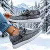 Zapatos de Algodón Bajos 2026 Otoño e Invierno para Mujer Venta Cruzada Dropshipping Cálidos para Interiores y Exteriores Zapatos Casuales Slip-On con Forro de Felpa y Suela Gruesa Antideslizante