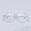 Armazón de gafas de titanio puro 6g al por mayor redondo TR90 tamaño pequeño armazón de gafas con chapado IP armazón de titanio transparente libro rojo pequeño 9882