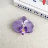 Horquilla Rosa Dulce Flor Phalaenopsis Pinza para el Cabello Pinza para la Cabeza Flor Flor Artificial Adorno para el Cabello Pinza Lateral Horquilla de Orquídea Accesorios para el Cabello