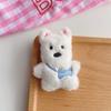 Muñeco de Peluche Lindo Corazón Favorito West Highland Colgante Chirriante Diy Colgante Decorativo Broche para Combinar Ropa