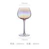 Conjunto de Taças de Vinho Tinto British Rainbow Doméstico Taça Alta Colorida Taça de Champanhe Luxo Acessível Vidro de Cristal Eletroplatado Taça de Vinho