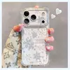 Funda para iPhone 18 17PROMAX transparente con cuatro esquinas anticaída simple, copo de nieve azul claro y estrella