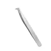 Pinzas para Pestañas Postizas Pre-hechas de Fábrica, Rizador de Pestañas para Injerto de Artista de Pestañas, Pinza de Pluma Dorada Delfín, Herramienta de Pinza para Florecimiento de Alta Precisión