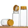 Lugar de fábrica tapa de aluminio de 37 mm tornillo de control botella Botella de Cordyceps botella de té de flores botella de polvo de vidrio botella de deriva botella de medicina