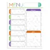 Quadro branco magnético apagável para planejamento semanal, adesivo para geladeira, exclusivamente para vendas transfronteiriças, adesivo de calendário, quadro de recados personalizável