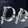 Abrazadera de manguera tipo T de acero inoxidable 304 transfronteriza, abrazadera de manguera de alta resistencia estilo europeo, abrazadera para tubería de agua de alta presión, abrazadera de sujeción