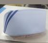 Gorro de cola de milano blanco de talla única para mujer, gorro de trabajo para quirófano, clínica, hospital, escuela, pasante, gorro azul, gorro de enfermera