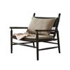 Silla de ocio con respaldo tejido de cuerda nórdica, sencilla para el hogar, cuerda de cáñamo, madera maciza, silla de sofá, viento tranquilo, cama y desayuno, balcón, juego de tres piezas