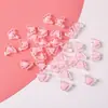 Cuentas Redondas Transparentes Esmeriladas de Acrílico Cuentas de Mariposa Hechas a Mano DIY Joyería Pulsera con Cuentas Accesorios para Collares Material