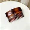 Presilha de Cabelo Abalone Cor Série Tartaruga Acrílico 9cm para Mulheres, Venda Direta do Fabricante, Presilha Tubarão Estampa Leopardo, Acessório de Cabelo Elegante